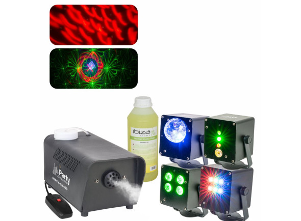 Egitana Conjunto Projetores a Bateria Máquina Fumo e Líquido Fumo Egitana Conjunto Projetores a Bateria Máquina Fumo e Líquido Fumo